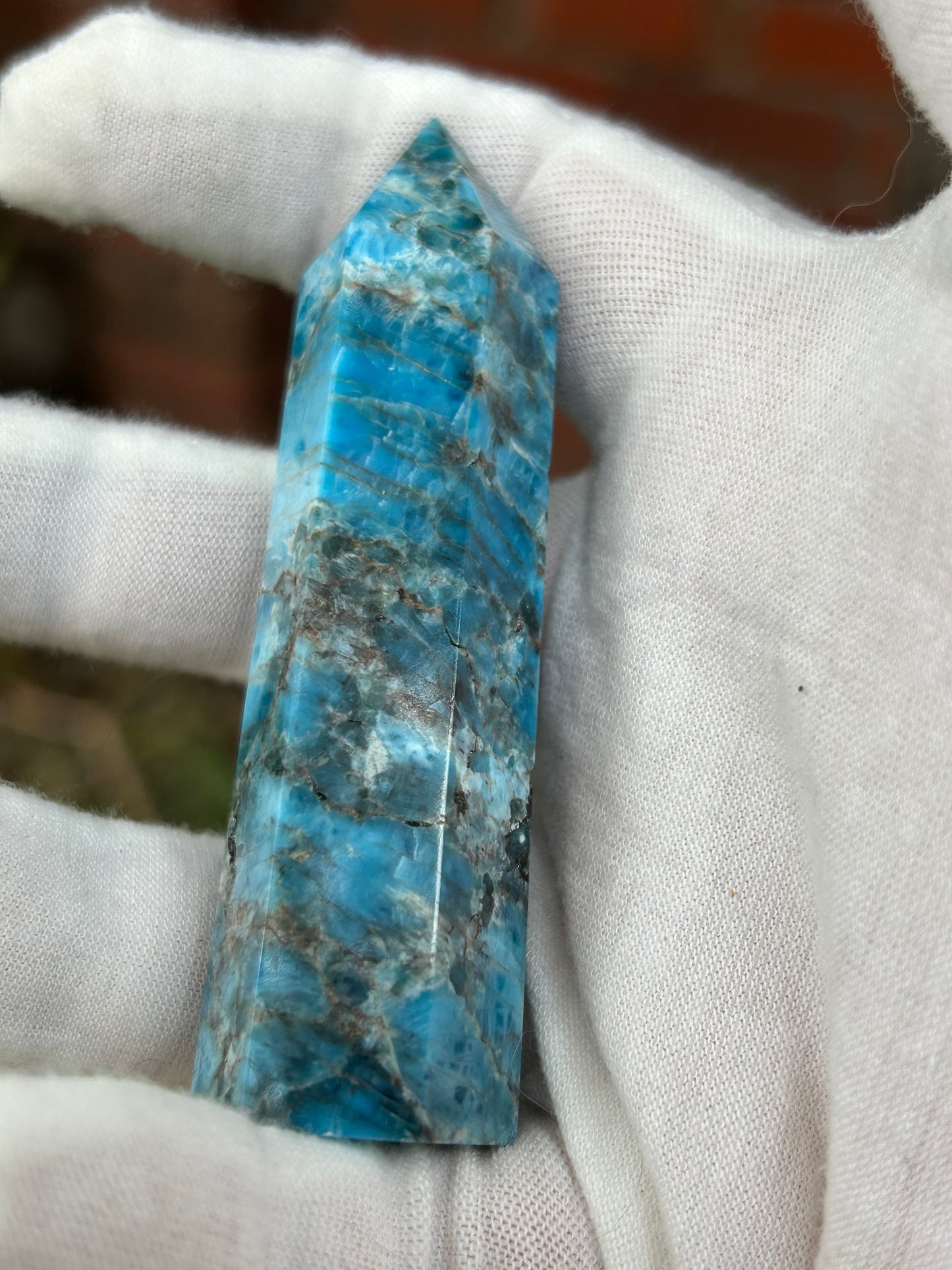 Apatite Crystal Point 8cm