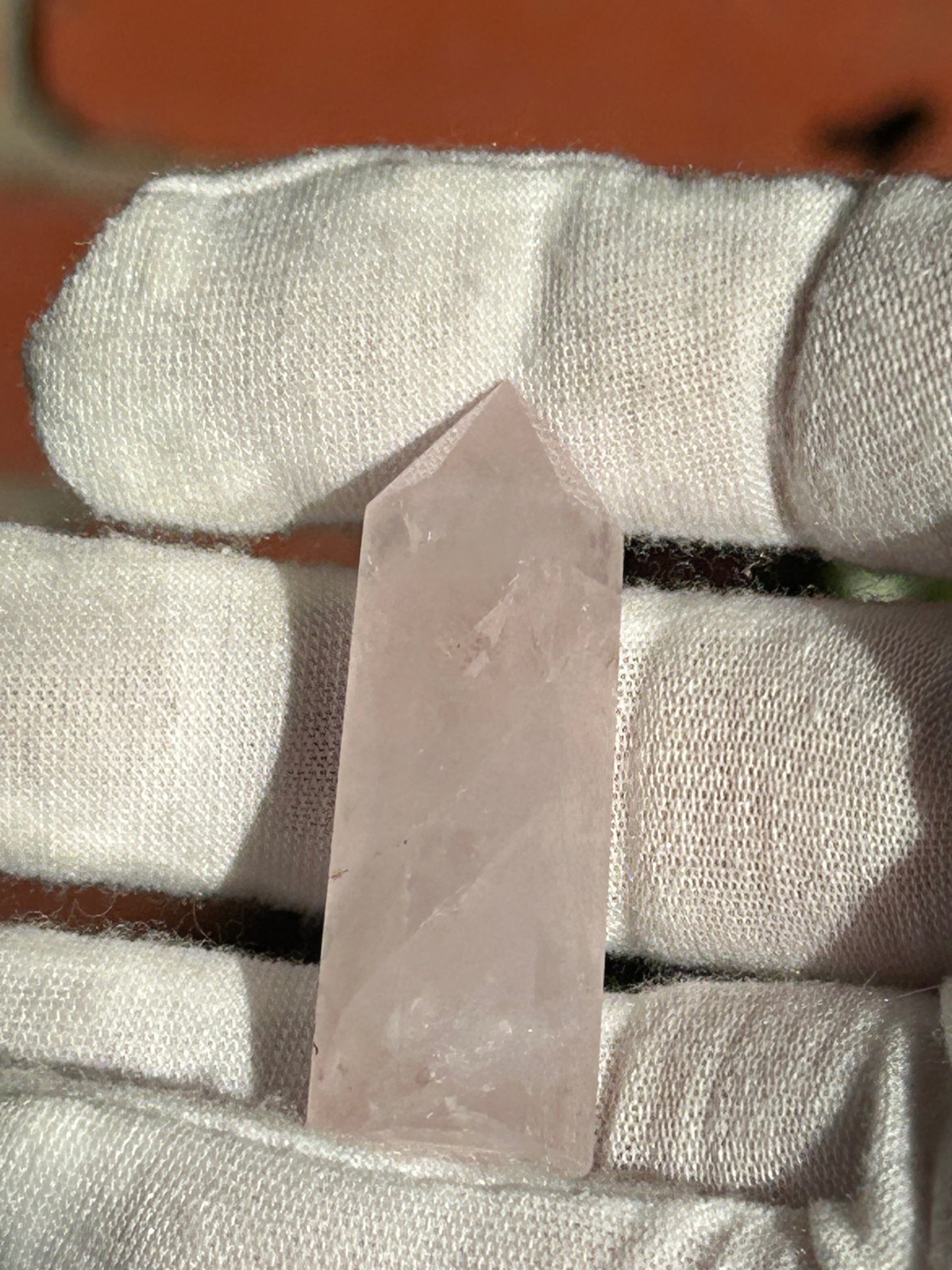 Rose Quartz Crystal Point