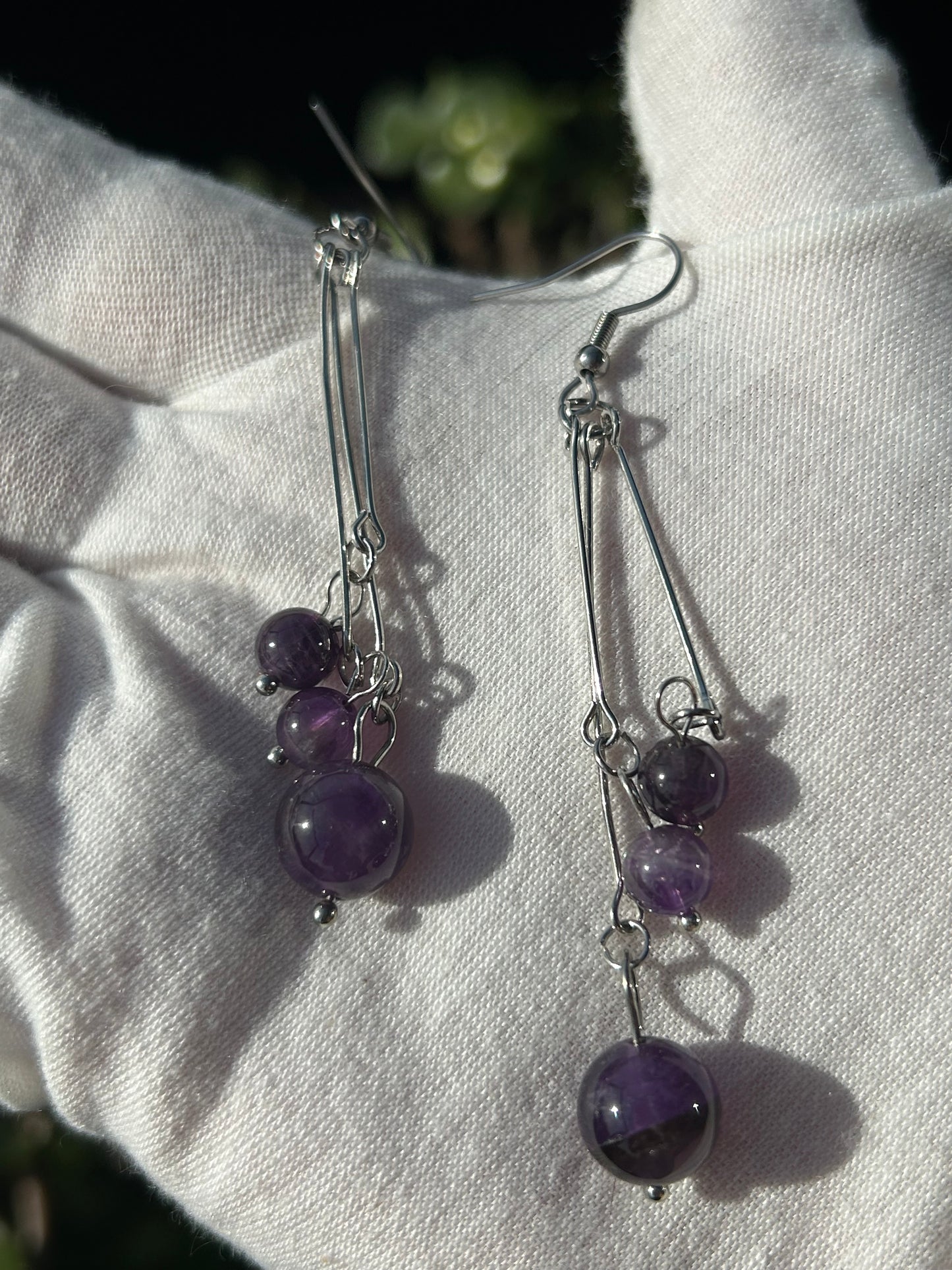 Amethyst Dangle Earrings