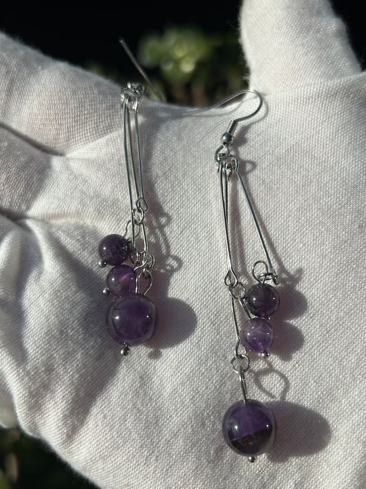 Amethyst Dangle Earrings