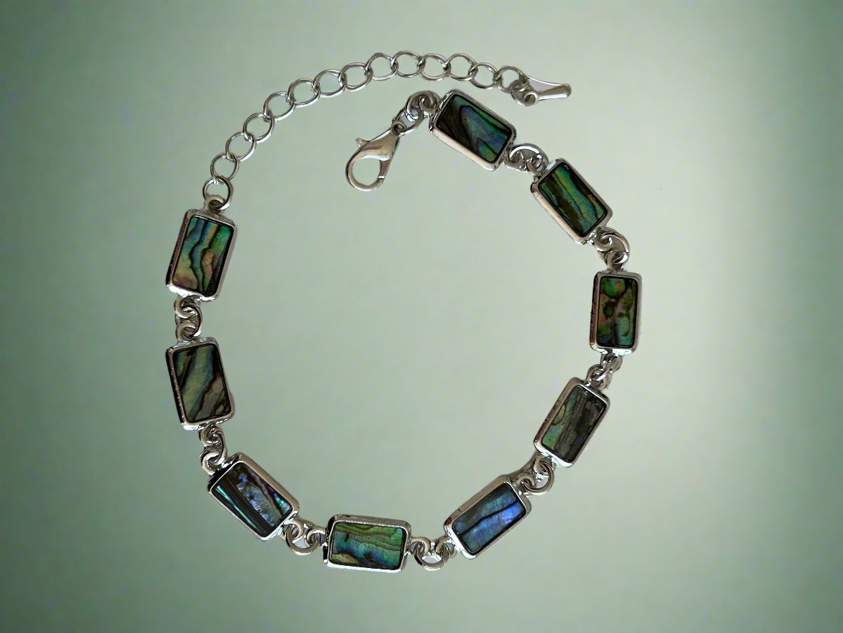 Paua/Abalone shell adjustable bracelet