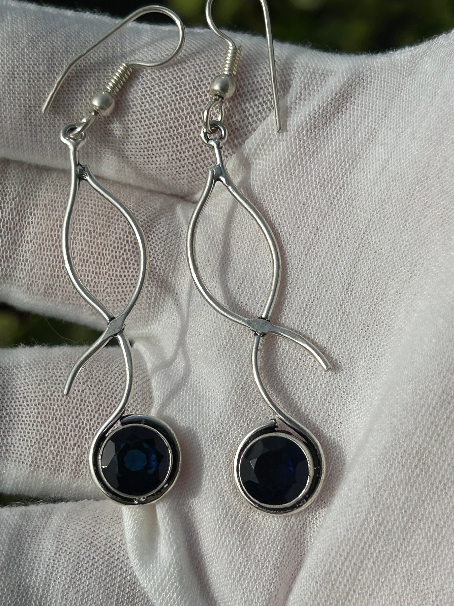 Tanzanite Faceted Handmade 925 Sterling Silver Earrings