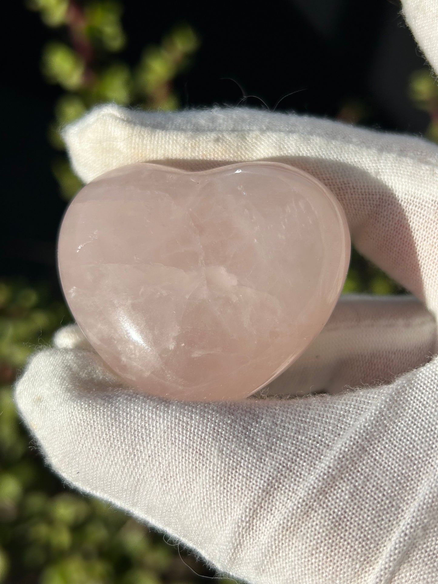 Rose Quartz Crystal Heart