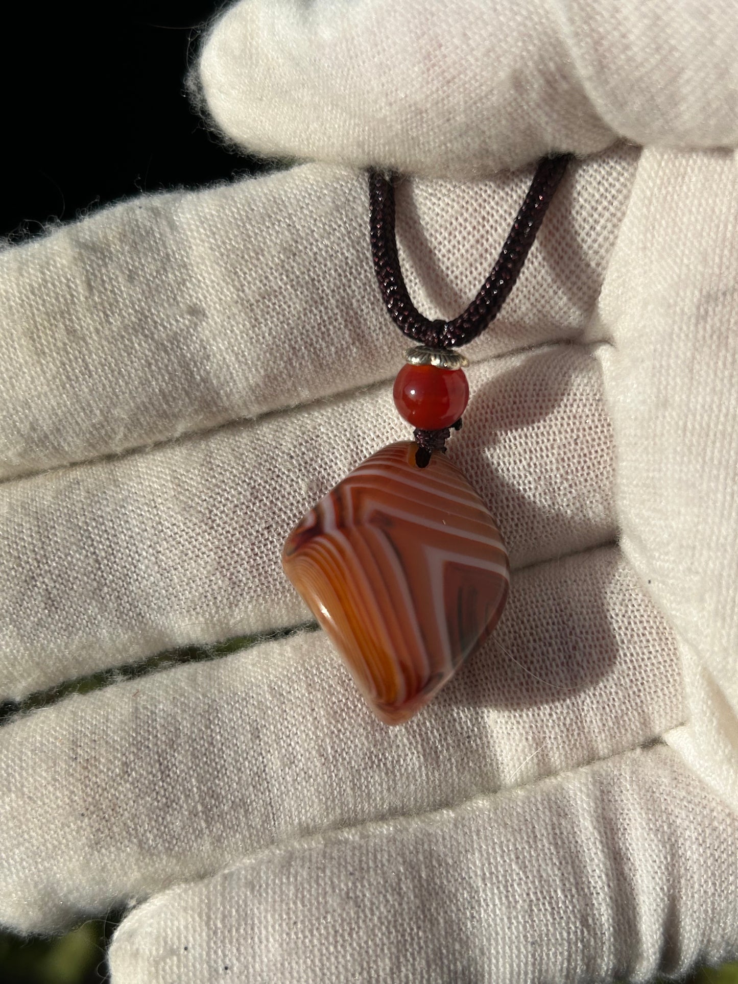 Sardonyx Polished Stone Pendant