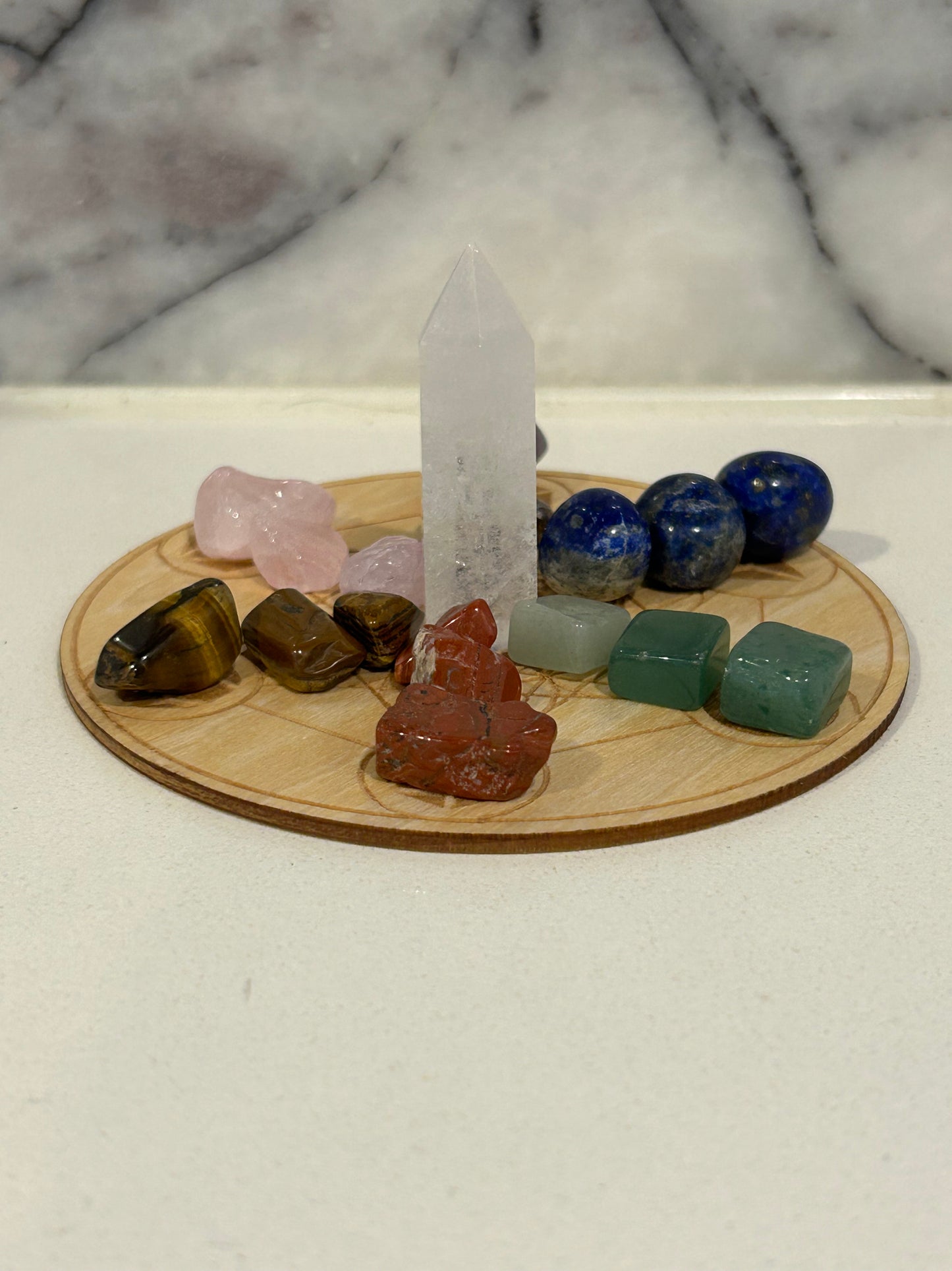 21 piece crystal grid set