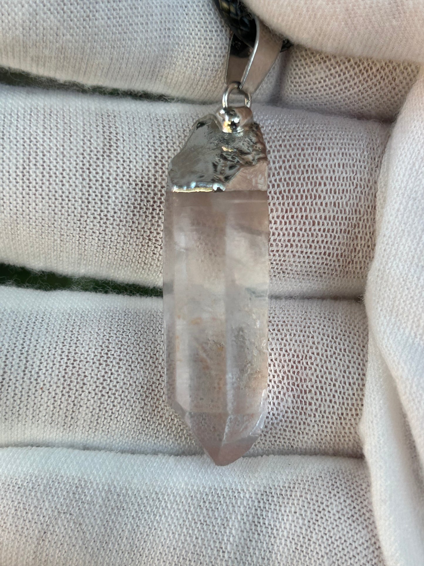 Clear Quartz Shard Pendant