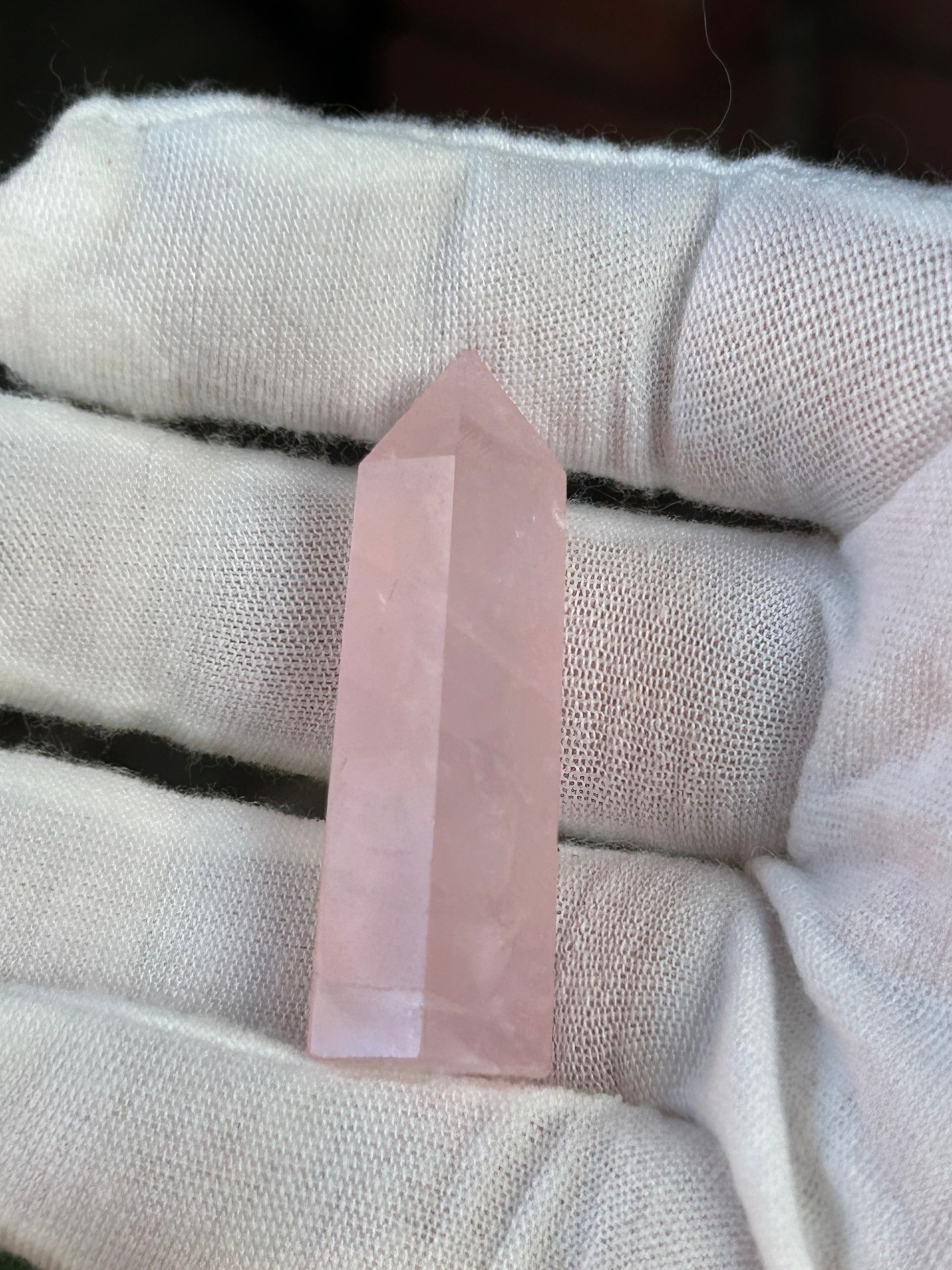 Small Rose Quartz Point