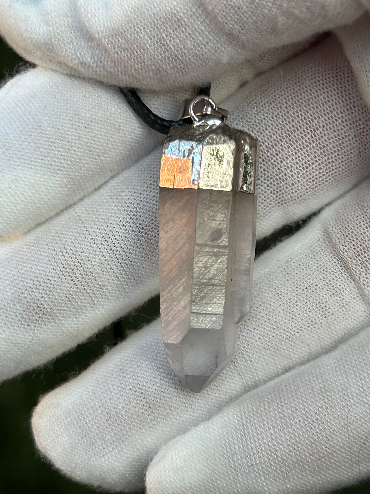 Clear Quartz Shard Pendant