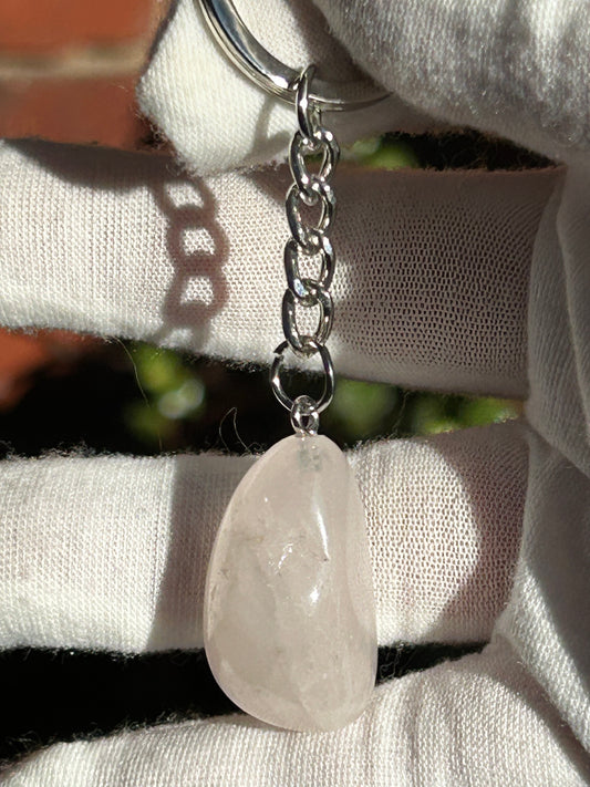 Rose Quartz Keyring