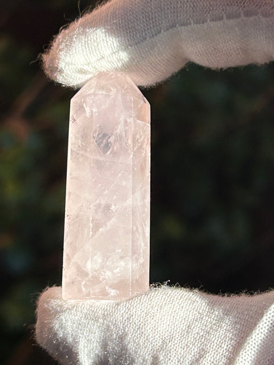 Rose Quartz Crystal Point