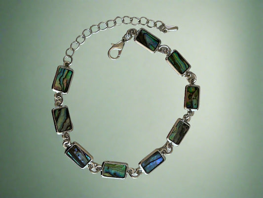 Paua/Abalone shell  adjustable  bracelet