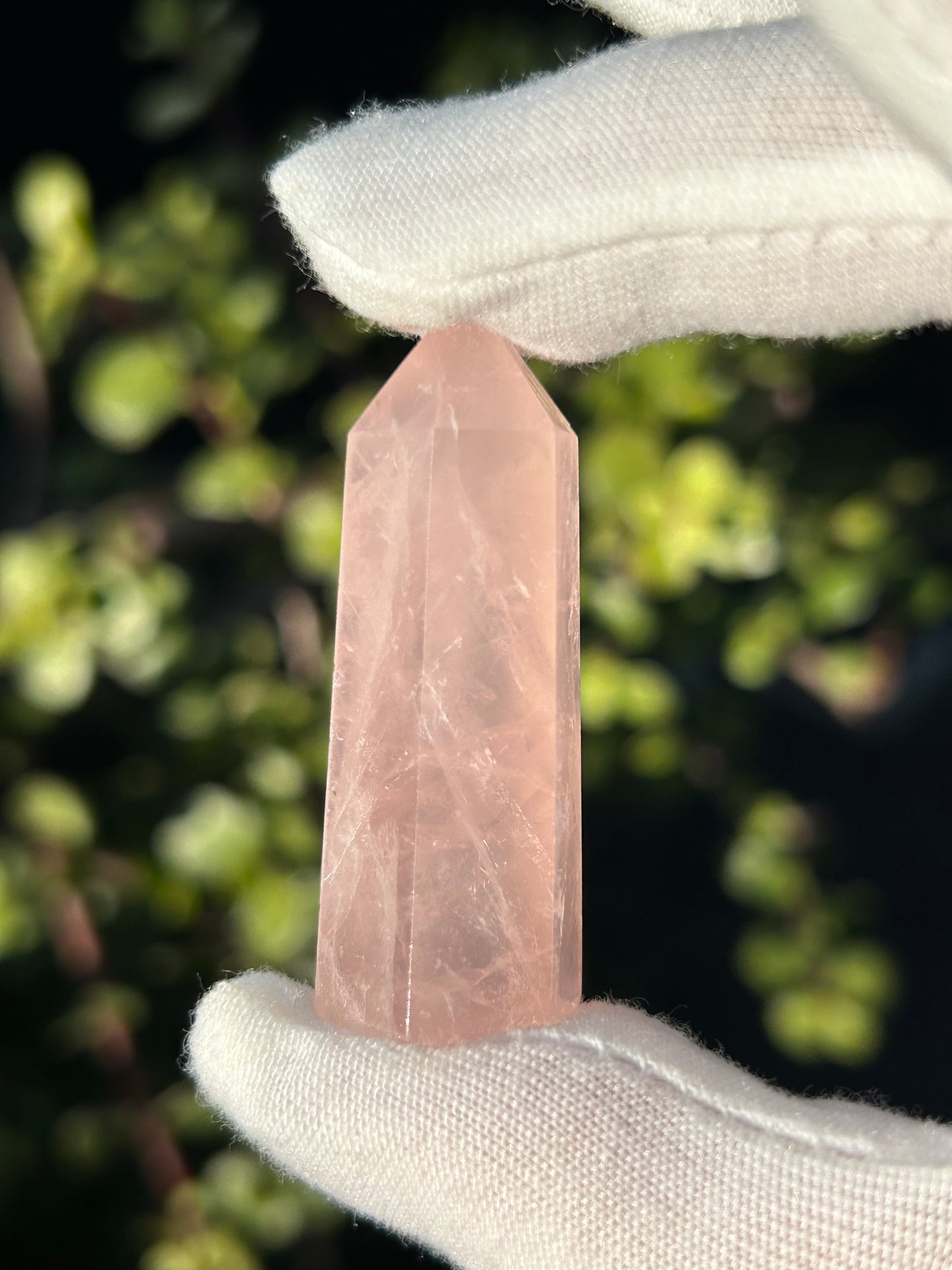 Rose Quartz Crystal Point