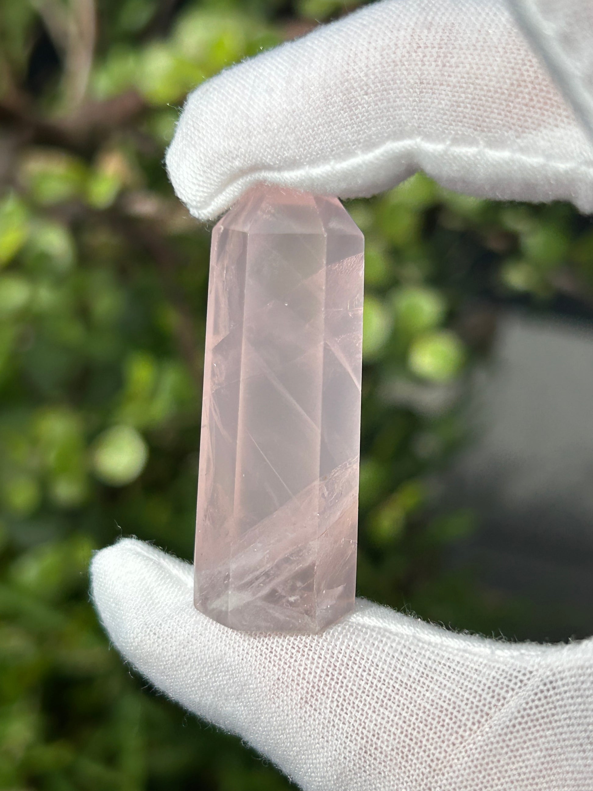 Rose Quartz Crystal Point